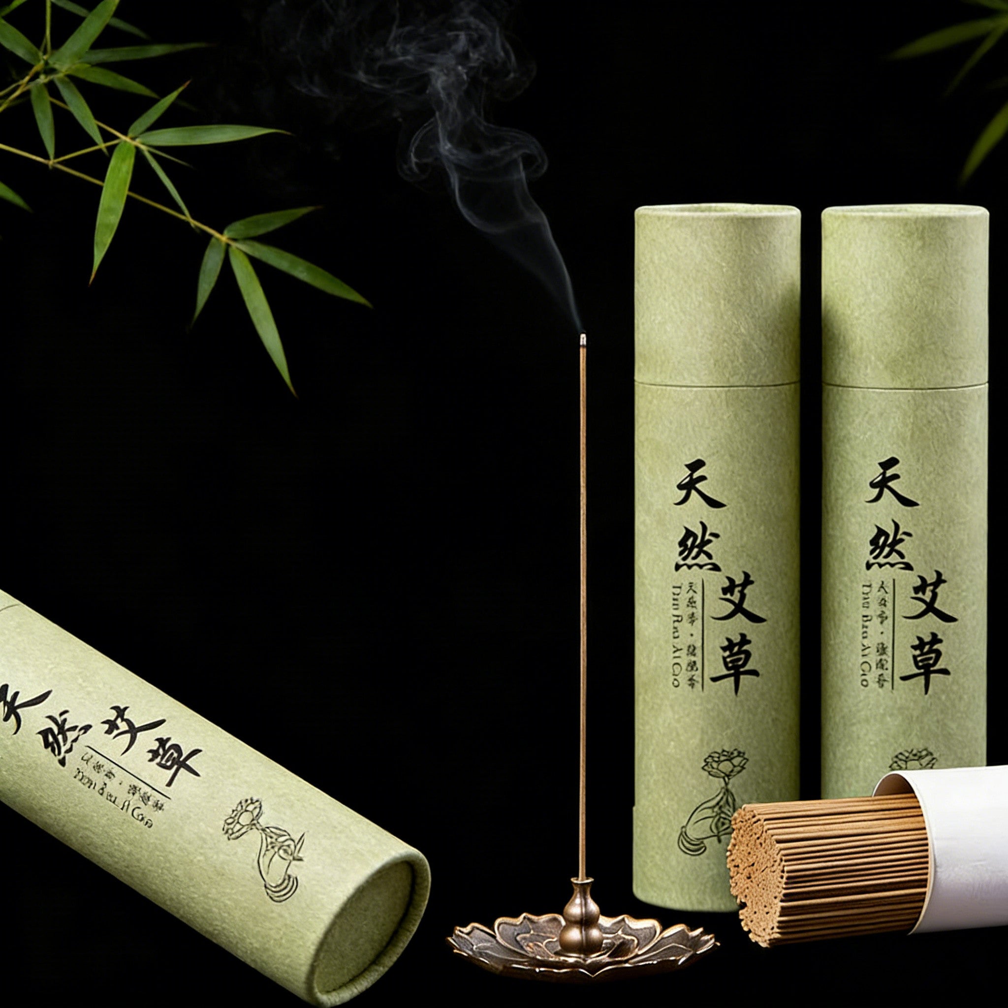 Natural Mugwort & Sandalwood Incense Sticks – 350 Pack